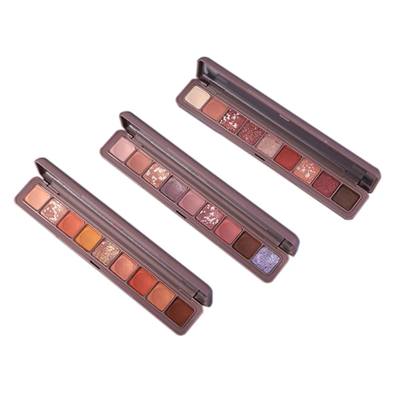 9 цветов блеск галактика тени для век пюре матовые Smoky Eyes Макияж Палитра мерцающий Пигмент Тени для век Блеск алмазные Тени Набор Косметика