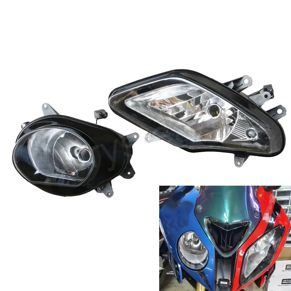 Motorcycle Headlight Headlamp Assembly Front Head Light Lamp Housing ...