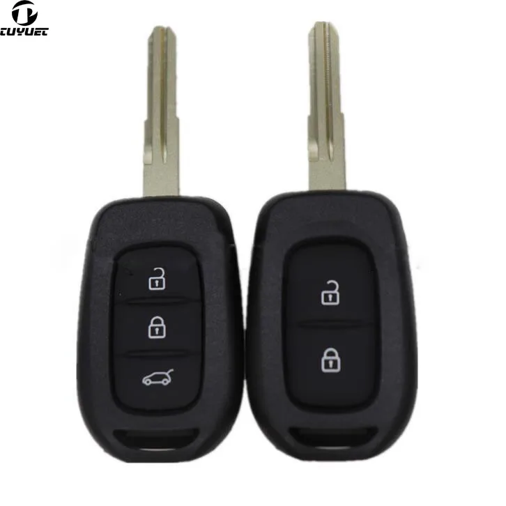 10PCS 2 3 Buttons Remote Key Shell for Renault Replacement Car Key Blanks Case 10pcs 2 buttons remote key shell blanks for renault clio modus twingo kangoo master car key case