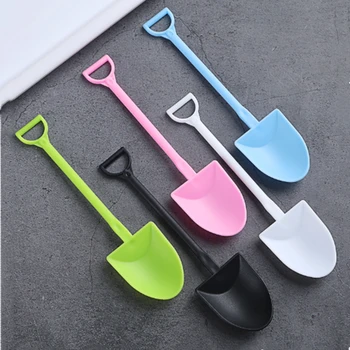 

100pcs/set Portable Disposable Dessert Shop Pudding Spoon Party Shovel Tableware Spoons Cream Cake Food Grade