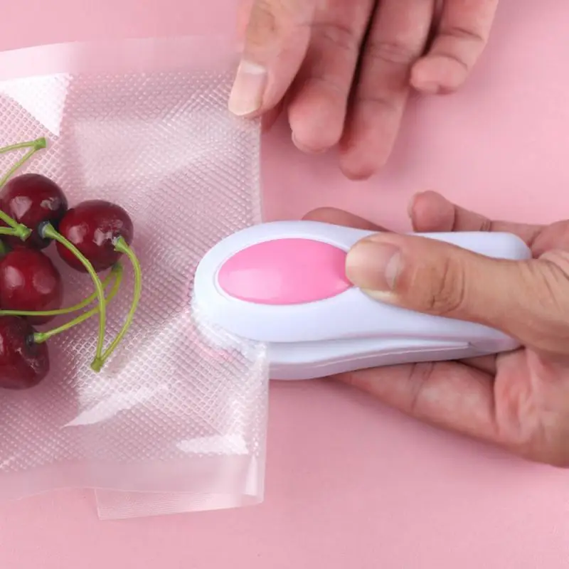 Portable Heat Sealer Bag Clips Snack Fresh Food Saver Storage Kitchen Tool Accessories Mini Sealing Gadgets | Дом и сад