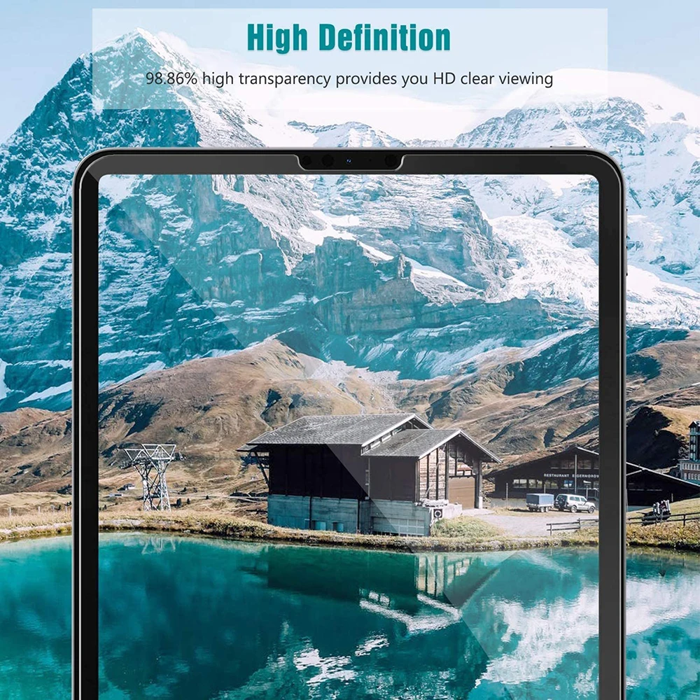 iPad Pro 11 인치 3 세대 2021 새로운 iPad 유리 A2301 A2459 A2460 용 스크래치 방지 강화 유리 화면 보호기