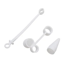 Защитные аксессуары для стилуса, 1 держатель для карандашей+ 1 наконечник+ 1 кабель Lightning, мягкий силиконовый чехол для Apple