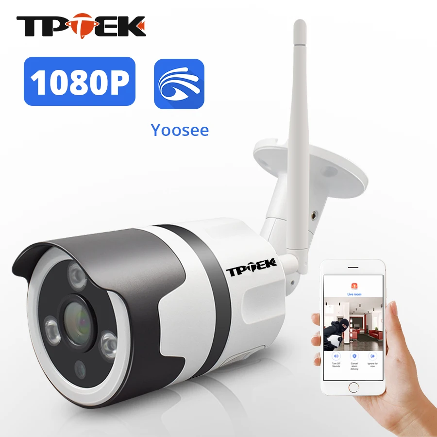 Камера видеонаблюдения Yoosee Wi Fi водонепроницаемая камера безопасности 2 Мп 1080