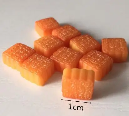10pcs mooncake 1 шт 1/6 масштаб миниатюрный кукольный домик, пищевая коробка для печенья, мини шоколадная кукла Blyth, еда для Барби, BJD, куклы, кухонные игрушки - Цвет: 10pcs mooncake