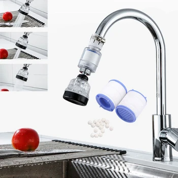 

3 Mode 360 Rotating Splashproof Chlorine Removal Filter Aerator Sink Head Water Purify Faucet Water Saving