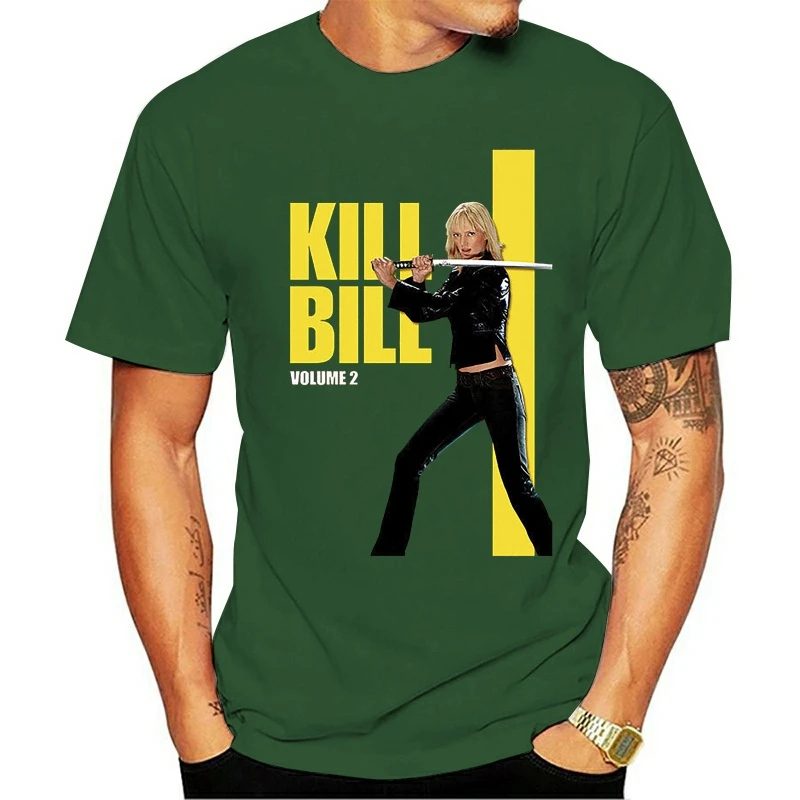 Футболка Kill Bill V5 для мужчин и женщин Юма Турман летняя тенниска принт на заказ