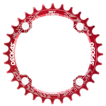 

HOT-Deckas 104BCD Oval Narrow Wide Chainring MTB Mountain Bike Bicycle 32T Crankset Single Tooth Plate Parts 104 BCD