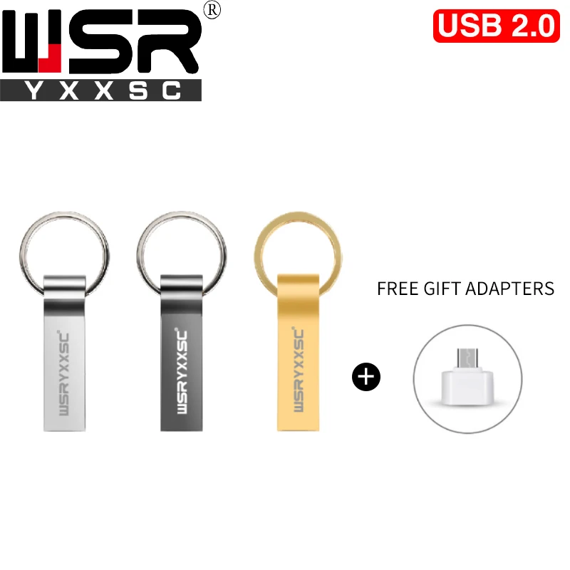 

Key chain metal usb2.0 pen drive 32gb 64gb 128gb high speed flash drive 4gb 8gb 16gb real capacity waterproof portable usb stick