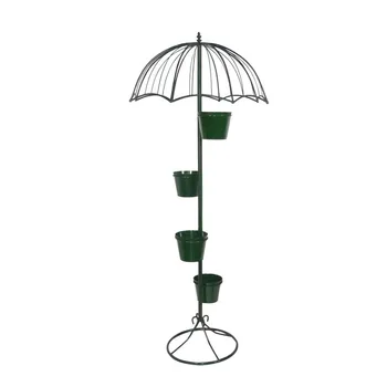 

Balcony flower rack Nordic floor umbrella iron multi-storey American window flower shop bar outdoor lights