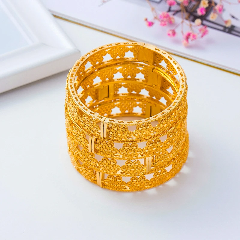 Duba браслеты для женщин Ближний Восток золотой браслет африканские подарки эфиопские браслеты, свадебные украшения