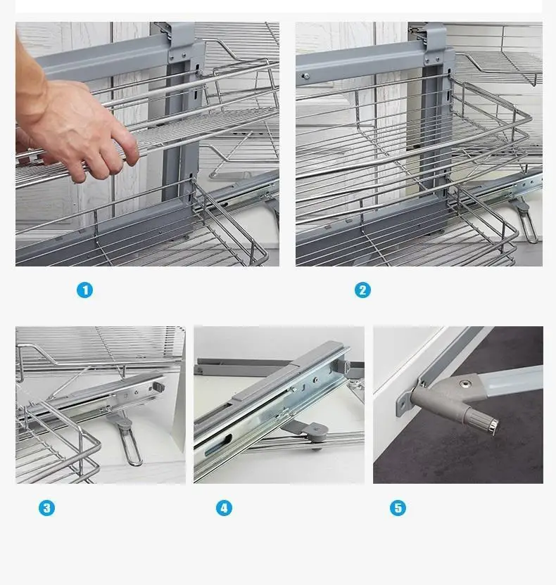 Armario De Cocina Cestas Para Colgar En La Ducha Despensa Gabinete Organizer из нержавеющей стали Cozinha Rack корзина для кухонного шкафа
