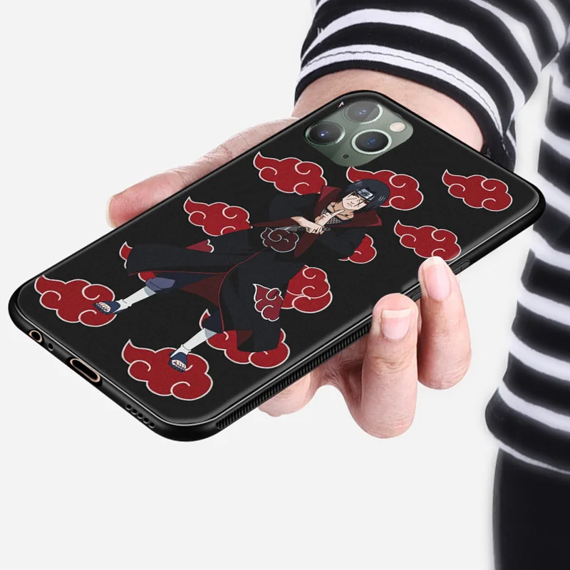 Itachi Uchiha Akatsuki Naruto аниме Мягкий силиконовый чехол для телефона чехол для iPhone 6 6S 7 8 Plus X XR XS 11 Pro Max