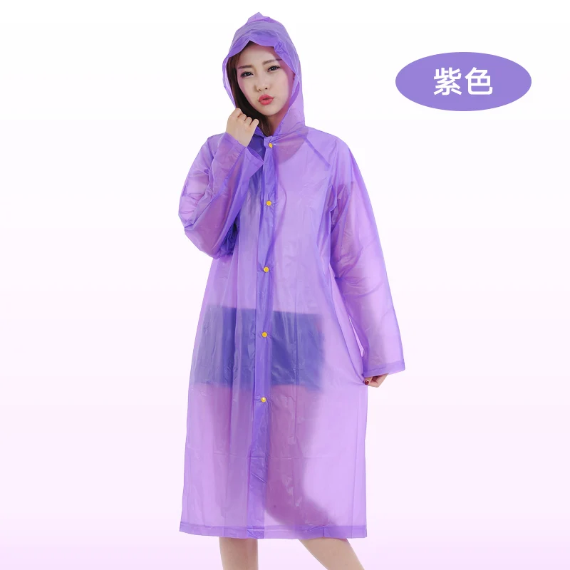 Lightweight Overall Waterproof Raincoat Unisex Ladies Fashion Raincoats Impermeable Poncho Rainwear Plastic Rain Jacket II50YY