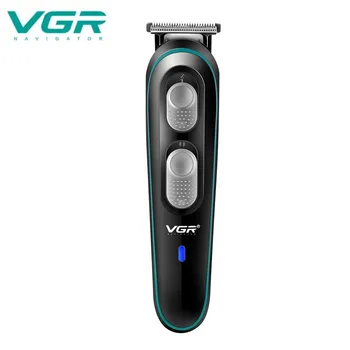 

VGR Home Professional Electric Hair Clipper Oil Head Clipper Shaving Head Wireless Men's Beard Trimming Angle USB Rechargeable