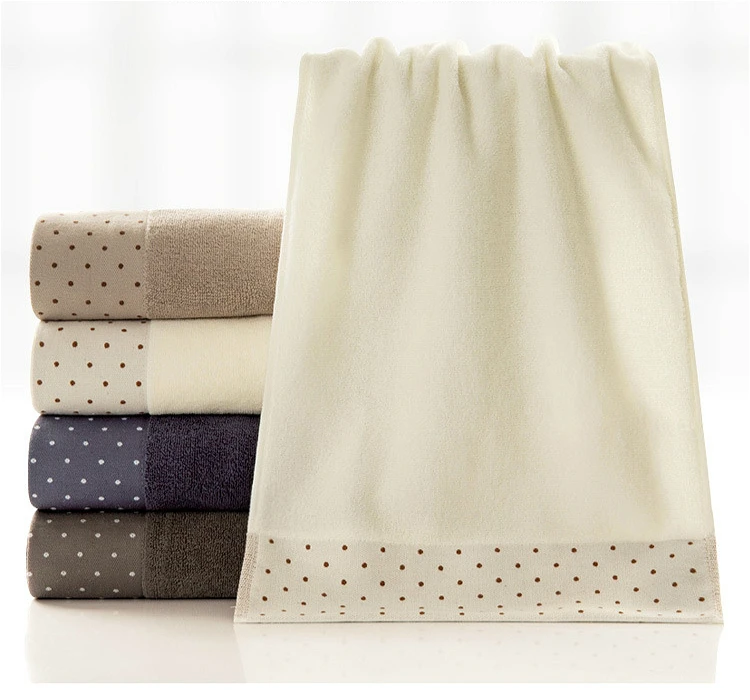 35x76cm Thick Cotton Solid ColorvTowel Bath Mat Adult Face Towel Absorbent Enhanced Sports Fitness Handkerchief Washcloth Gift