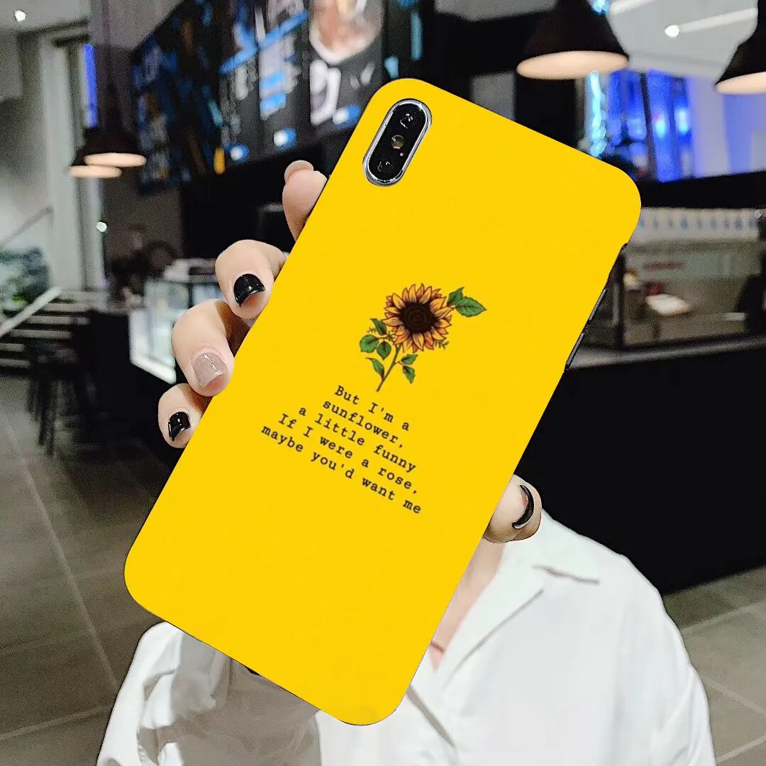 For Huawei G7 G8 P7 P8 P9 P10 P20 P30 Lite Mini Pro P Smart 2017 2018 2019 Passion Flower Rose Sunflower Aesthetic Soft Bag Case | Мобильные