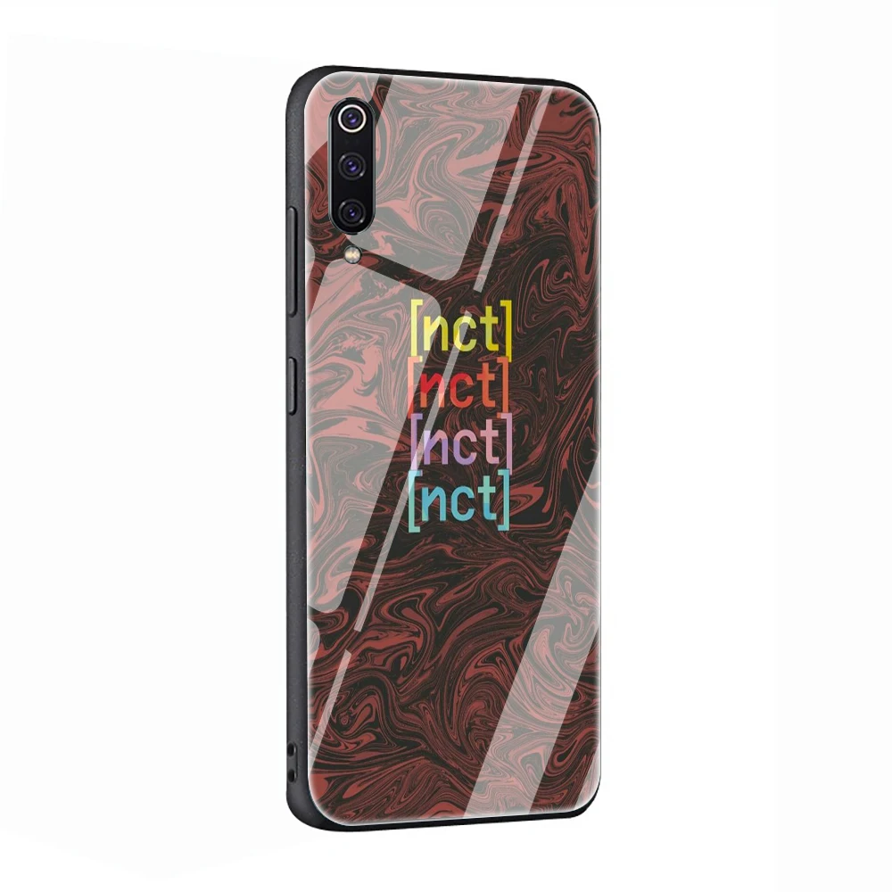 G8 EWAU NCT 127 Kpop мальчик группа закаленное стекло чехол для телефона для Xiaomi mi A1 A2 8 9 Красный mi 4X 6A Note 5 6 7 Pro Pocophone F1 - Цвет: G8