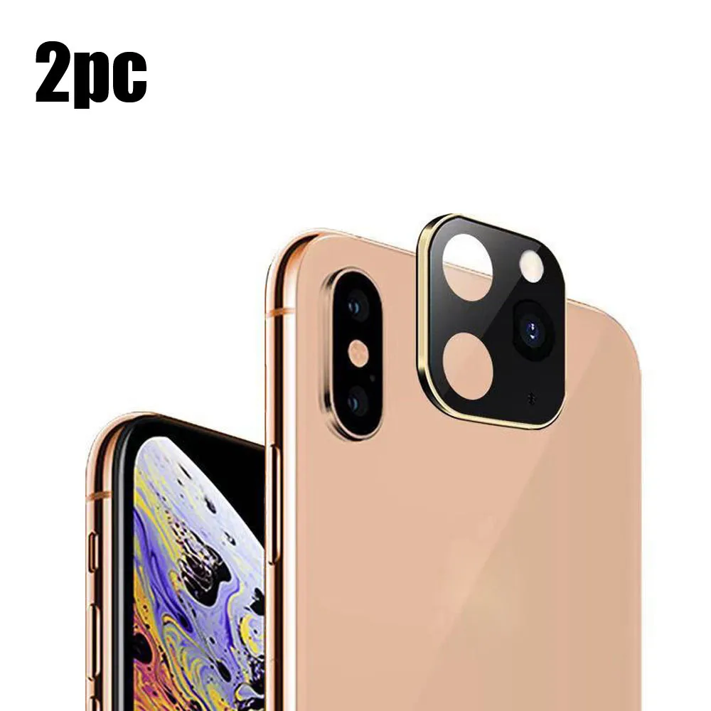 2PC Rear Camera Lens Screen Protector For IPhone X /XS /XS MAX Seconds Change iPhone 11 Camera Lens Screen Protector 1031#A