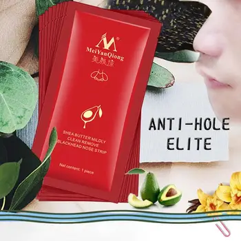 

10PCS Deep Cleansing Blackhead Remover Nose Mask Shrink Pores Black Mask Peel Acne Treatment Nose Patches Skin Care Strips Mask