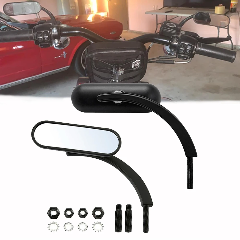 Universal Motorcycle Rearview Side Rear View Mirror For Harley Touring