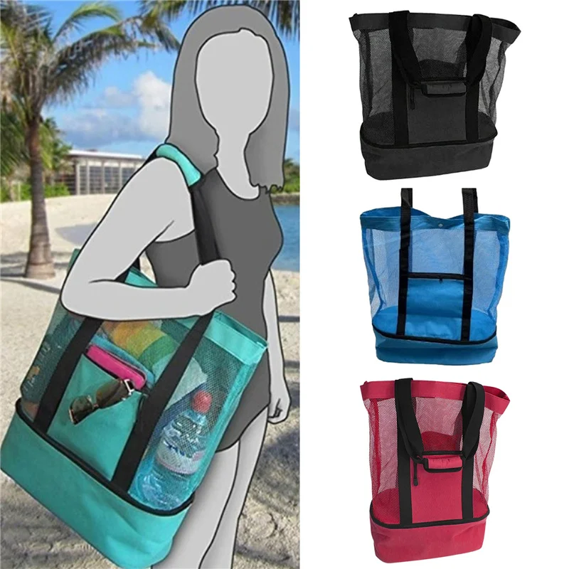 Women Bohemian Woven Shoulder Bag, Lightweight Hollow Out Bucket Purse Handbag with Long Handle Summer Beach Casual Tote