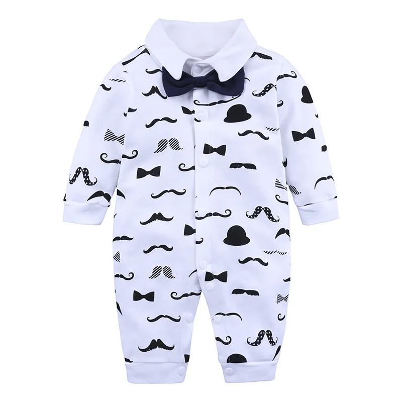 Autumn Baby Babysuit Cotton Baby Boy Playsuit Costume Baby Bodysuit Print Jumpsuit Baby New Born Baby Clothes Overalls