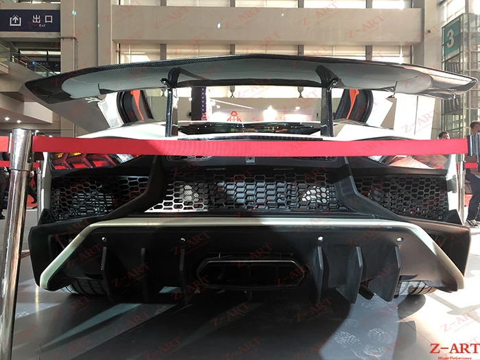 Z-ART LP750 SV задний бампер для Lamborghini LP700 2011- карбоновое волокно задний бампер для Lamboghini Aventador LP700 LP720