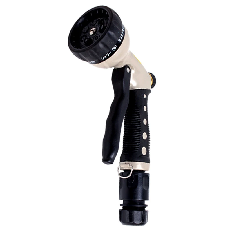 

Garden Tool Water Gun 8 Modes Hose Nozzle Multifunctional Household Watering High-Pressure Water Sprayer Sprinkle Nozzle G-BOOGE