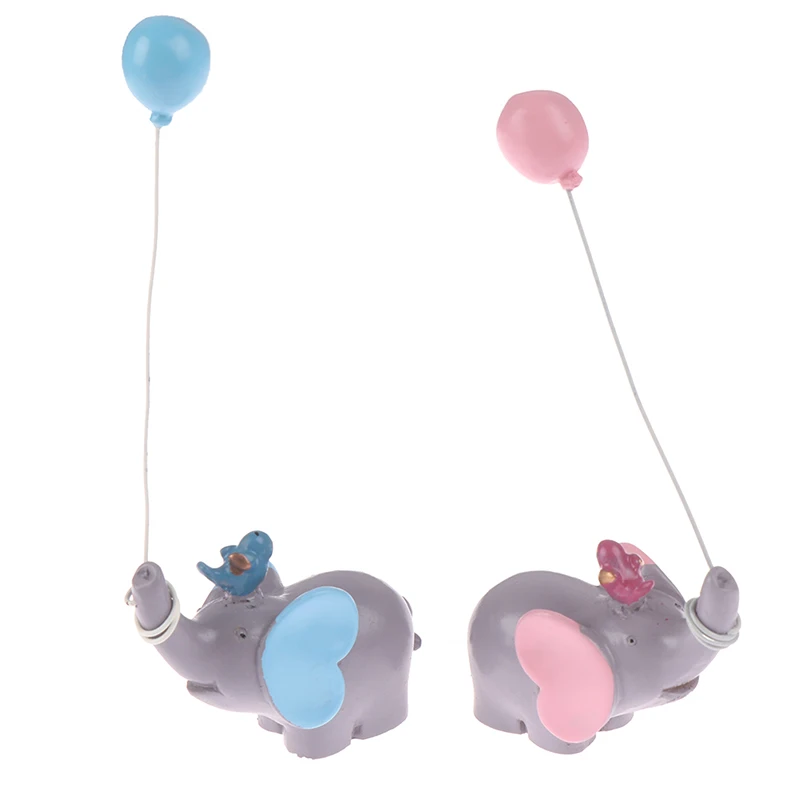 Милые воздушные шары птица слон животные вечерние топперы для торта Baby Shower мальчик девочка день рождения украшения дети с днем рождения подарки