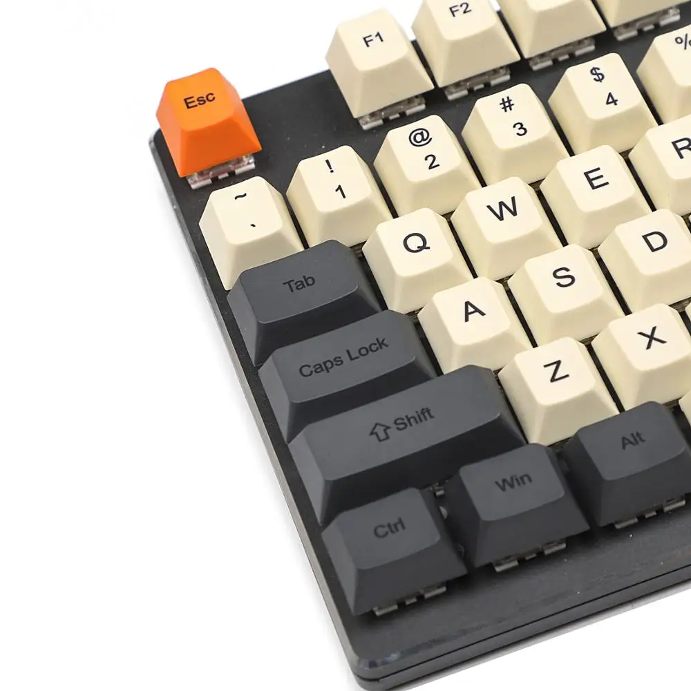 Вишневый профиль краситель Sub Carbon PBT полный Keyset для MX механическая клавиатура Filco