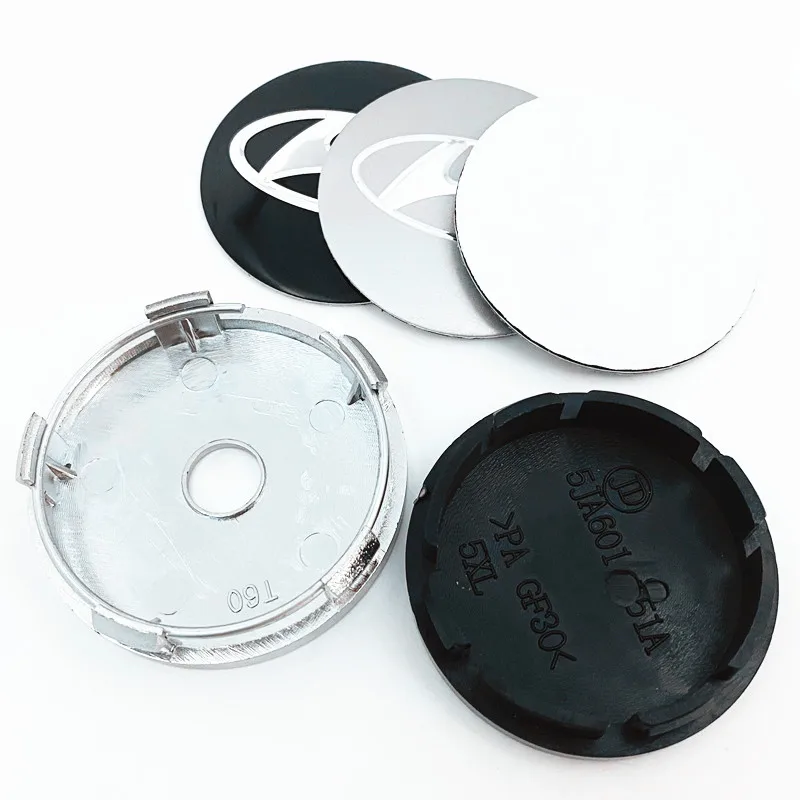 

4pcs 56mm 60mm Car Wheel Center Hub Caps Badge Rims Caps Logo Dust-proof Covers Decals Wheel Sticker Refit Decoration Emblem 020