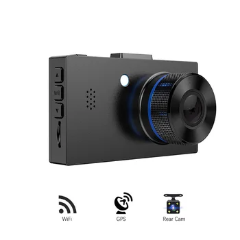 

GPS Wifi Car DVR Full HD Camera 1080P New 3.0" IPS Dashcam Video Registrar Recorder Driving Parking Monitor with Reverse Cameras