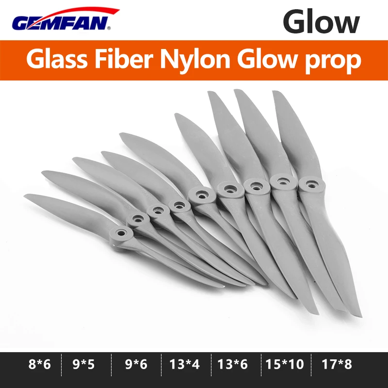 Пропеллеры GEMFAN 8X6/9X5/9X6/13X4/15X10/17X8 для DIY RC моделей/уровня двигателей 1 шт.|Детали и