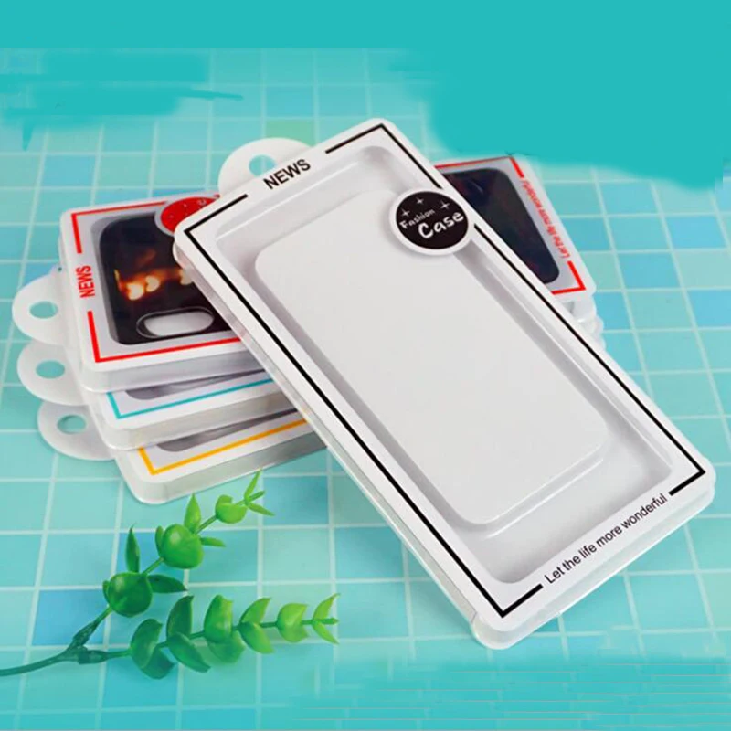 

Fashion Pull PVC Packaging Custom Mobile Phone Shell Blister Packaging Box Transparent Clear Display Box for Iphone XS Max Case