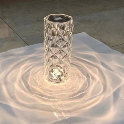 Spain VONDOM Imported Light Luxury Touch European Crystal Table Lamp Bedroom Restaurant Ambient Light Living Room Diamond Lamp