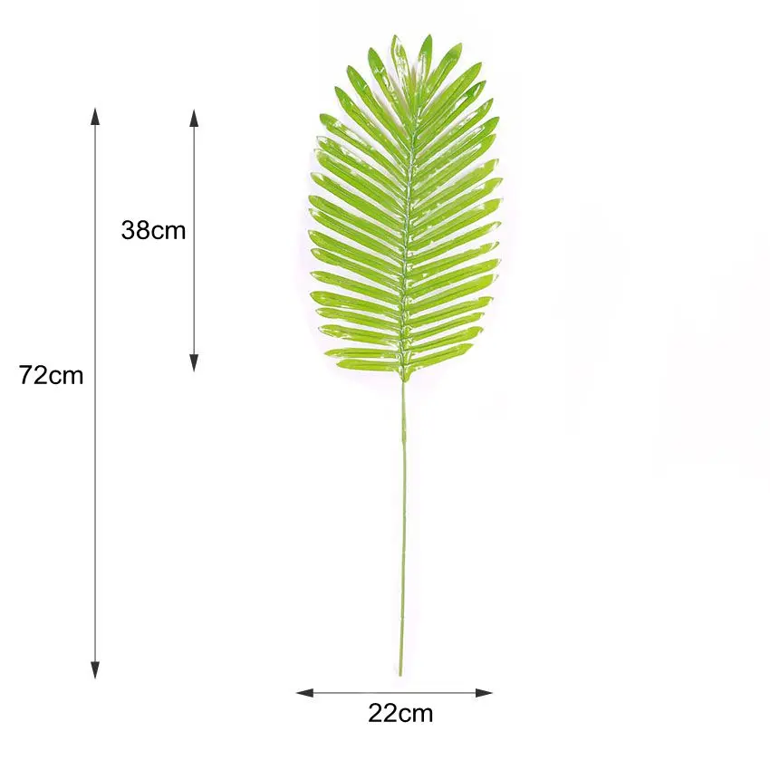 Цельные пластиковые искусственные растения monstera, тропические листья пальмы, украшения для дома и сада, аксессуары для фотосъемки - Цвет: LY Xiao San Wei Kui