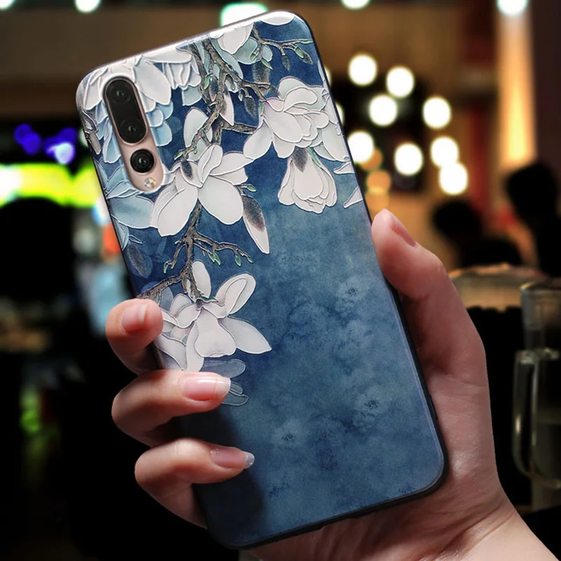 Cute Relief Soft Silicone Back Cover Case - Stylish and Protective Phone Case