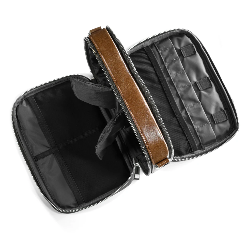 DD ddHiFi C 2020 Brown Customized HiFi Carrying Case for Audiophiles Storage Bag for DAP DAC and Headphone Protective Case