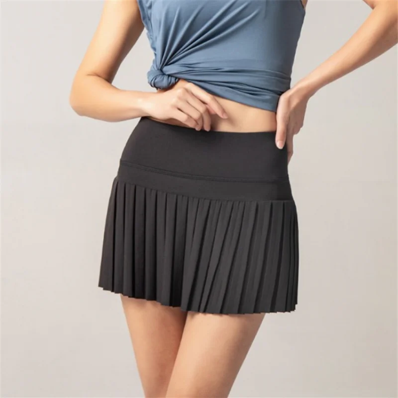 Tennis Skirts Women Sports Golf Pleated Skirt Fitness Shorts High Waist Athletic Quick Dry Running Short Sport Skort Breathable ราคา 353 บาท*ส่งฟรี