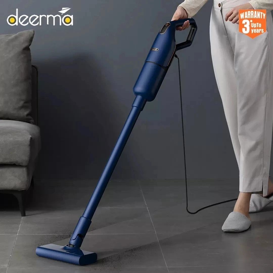 Deerma DX1000 Handheld Vacuum Cleaner Suitable for Pet Family 16Kpa Suction Washing Filter Portable Multi-Brush | Бытовая техника