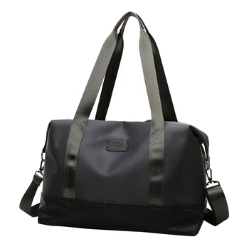 

Portable Lightweight Large-Capacity Travel Bag Black Casual Outdoor