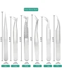 Custom Eyelash Tweezers Anti-static Pincet Eyelash Extension Tweezer 100% Closure Makeup Tool for Classic Easy Fan Russian Lash 1