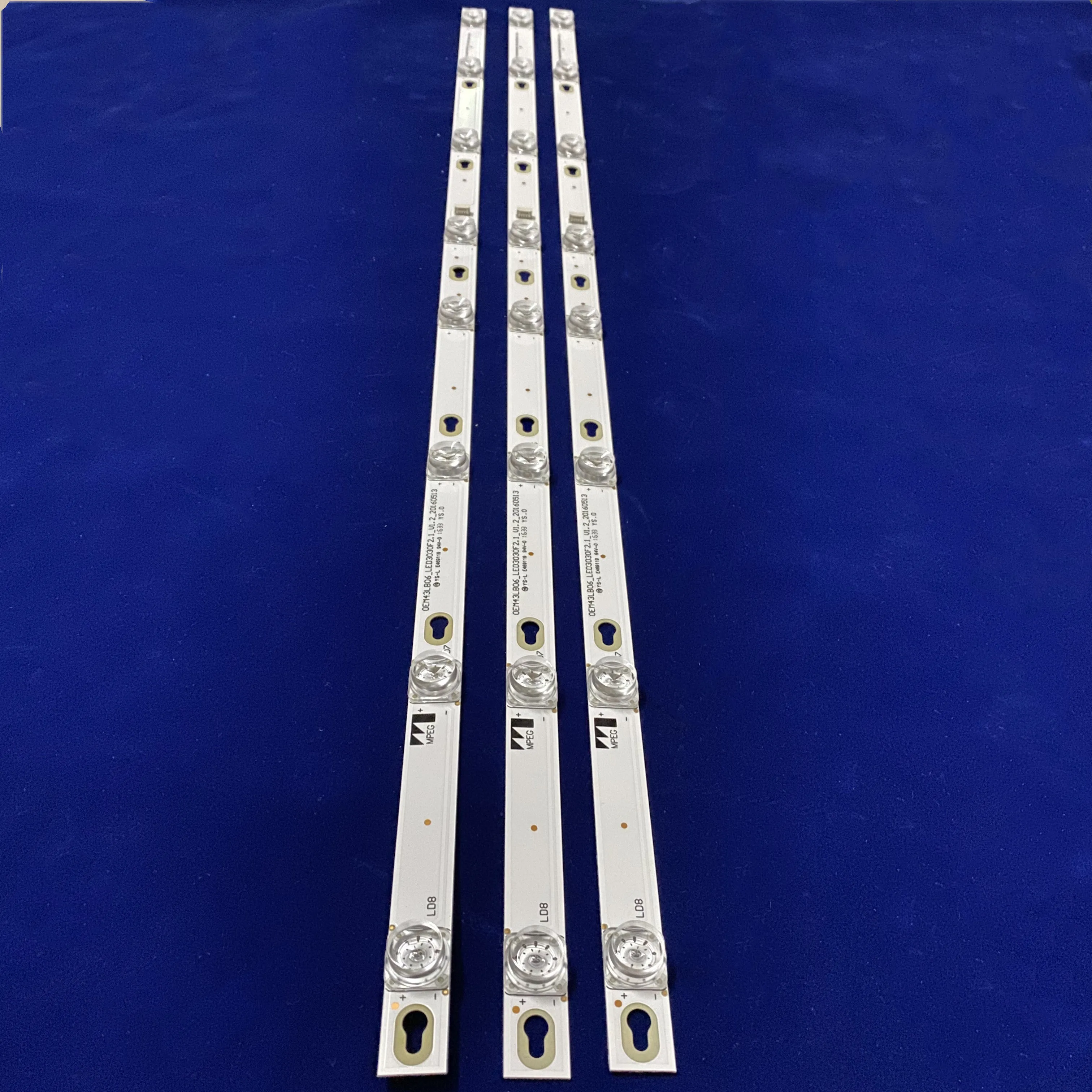 Светодиодный Подсветка TCL L43E5800A-UD OEM43LB06 светодиодный 3030F2. 1 V1.2