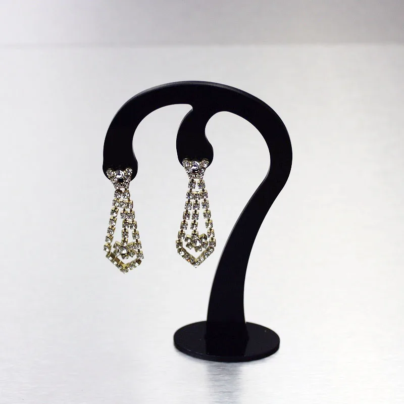 Earrings Display Stand Holder Jewelry Show Rack Acrylic Organizer 