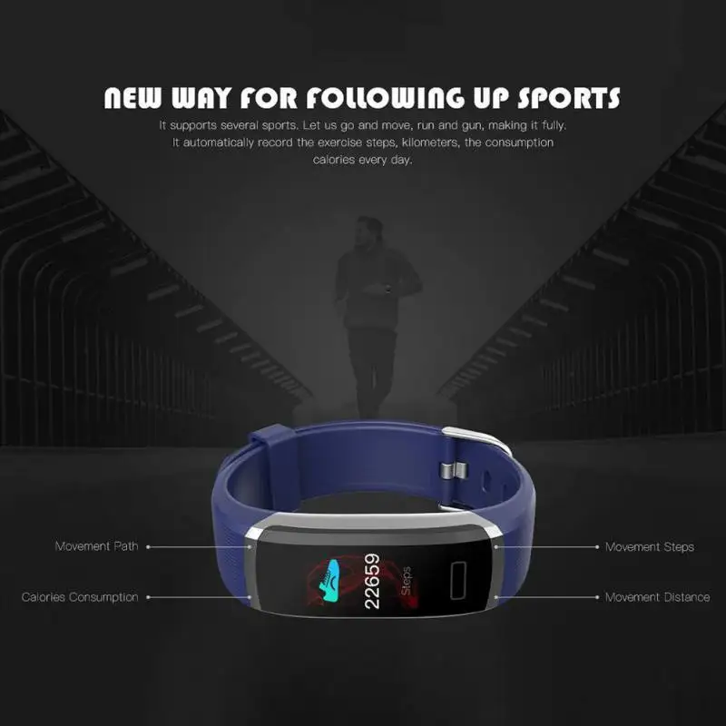 USB Bluetooth спортивные Смарт-часы водонепроницаемые часы для сна кровяное кислородное кровяное давление монитор Мути-функция умные браслеты
