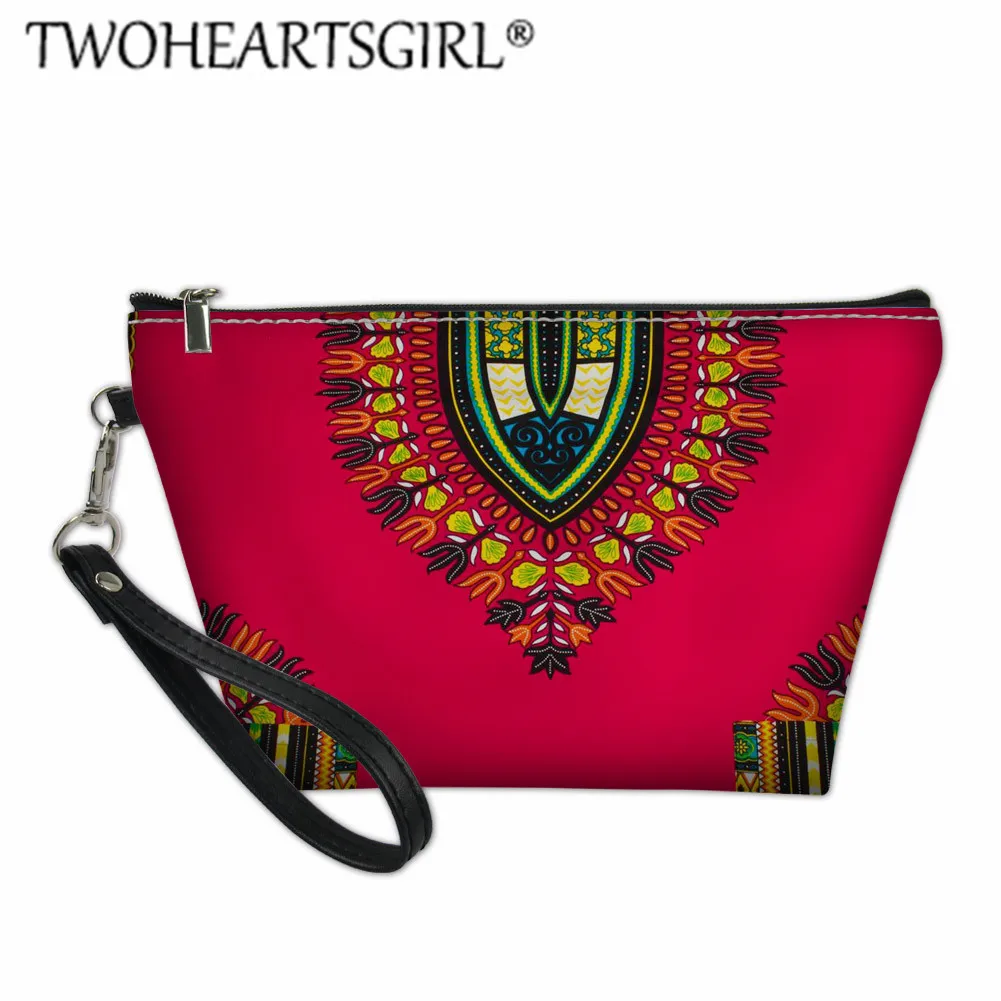Twoheartsgirl Африканский Дашики мексиканское пончо хиппи племенной этнический Boho дорожный Органайзер маленькая косметичка для женщин косметички