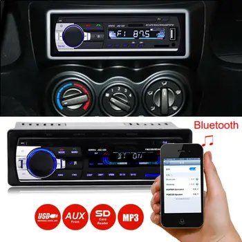 

Car Radio Bluetooth Stereo MP3 Player USB/SD/FM Head Unit Non CD Phone Charging