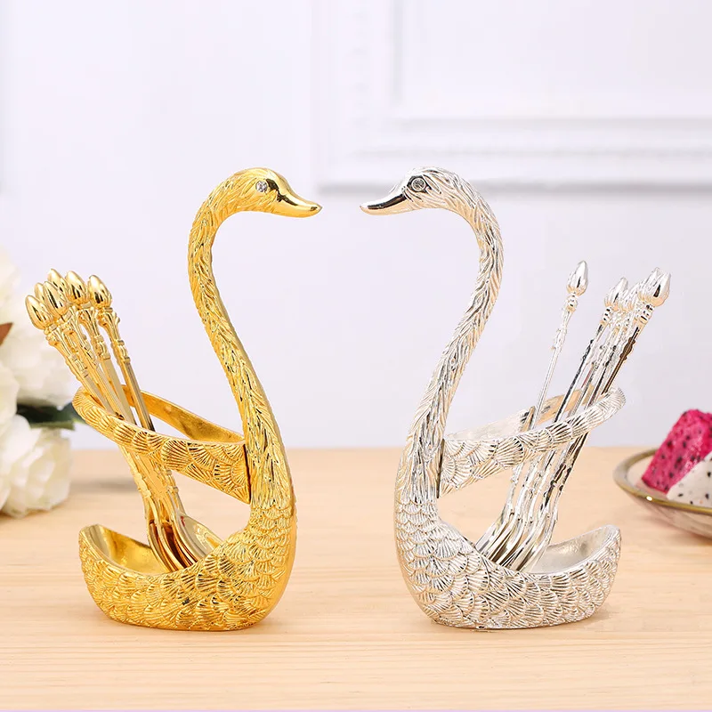 

Nordic household small fork spoon set creative fruit fork online celebrity coffee spoon metal fashion dessert cake fork