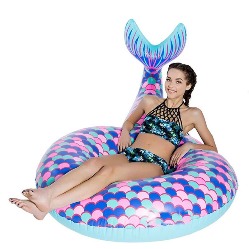 Mermaid Inflatable Circle Rubber Ring 